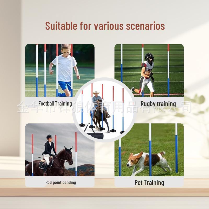Durable Weighted Base Football Training and Marker Poles