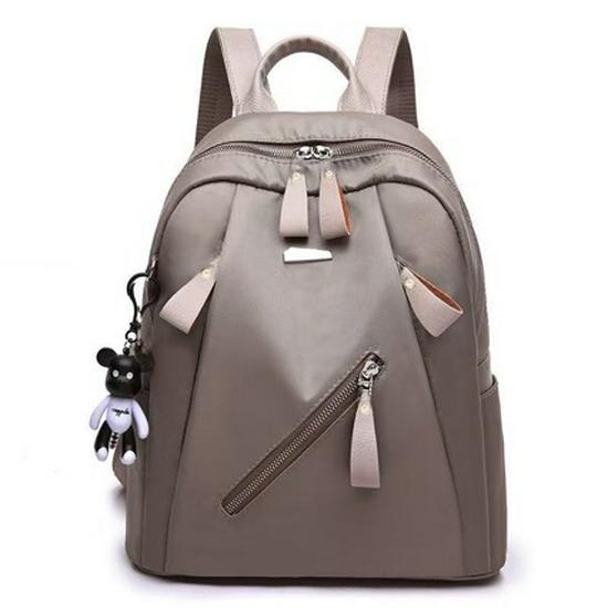 Women's Trendy Oxford Cloth Backpack: Simple, Versatile, Casual - Perfect for Middle School Students