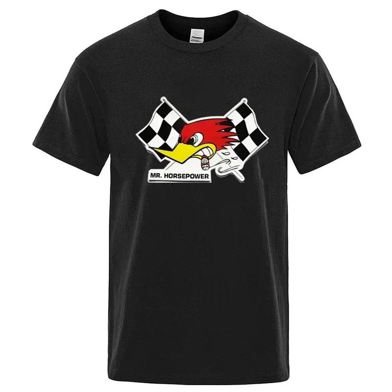 

Mr. Horsepower Clay Smith Cams Print T-Shirt Loose Casual Men Women O-neck Short Sleeved Fashion Brand Cotton T-shirts Unisex 4XL