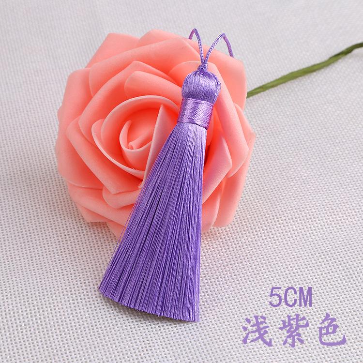 20pcs/pack 5cm Tassel for Diy Crafts Sewing Curtain Decor Bookmark Fan Hand Making Making Supplies Fringe Trim