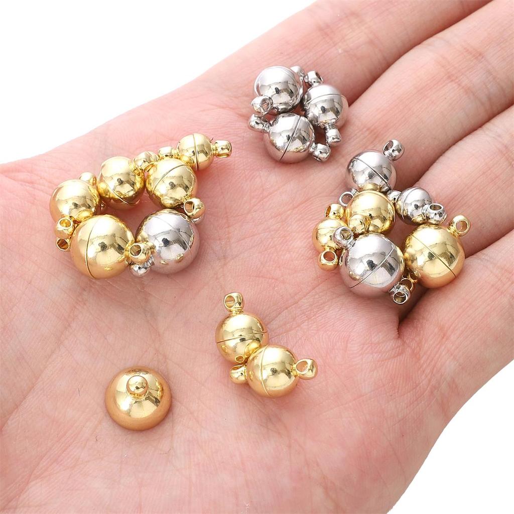 1Set/bag Copper Ball Magnet Buckle For DIY Jewelry Making Craft Accessories