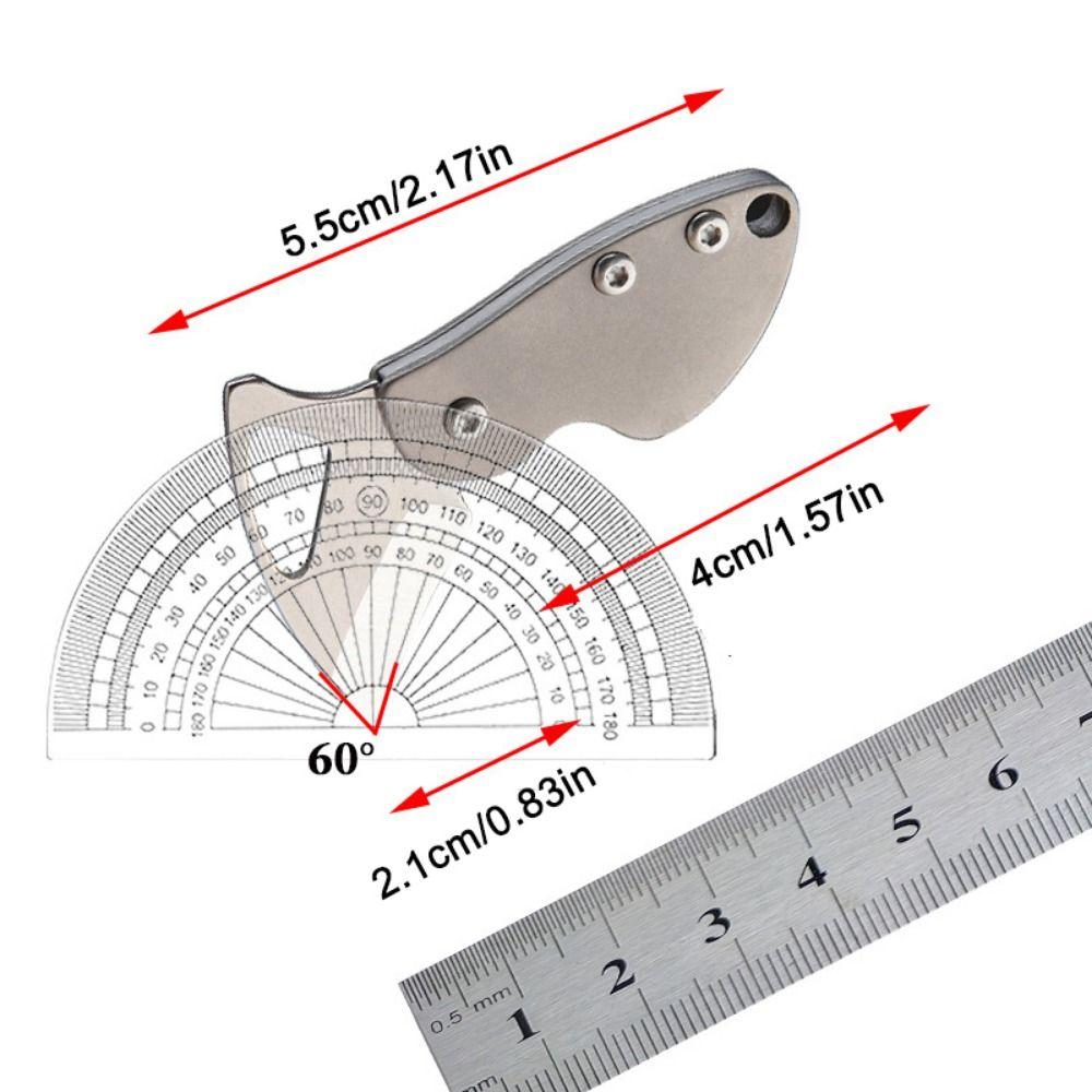 Keychain Pendant Mini Folding Cutter High Hardness Rust-resistant Portable Sharp Cutter Titanium Alloy Multi-purpose