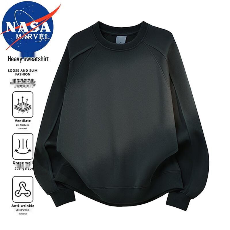 NASA MARVEL Men's Long Sleeve Round Neck Sweatshirt