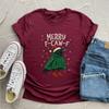 Christmas FCawF Tshirt Funny Christmas Shirt Winter Holiday Tshirt Unisex Women Printed Graphic Tees Unisex Short Sleeves Tops