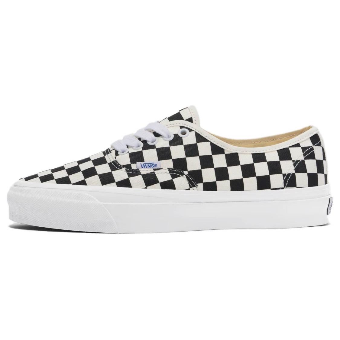 Vans Authentic Canvas Low-Top Checkerboard Unisex Black White VN000CQA2BO 38