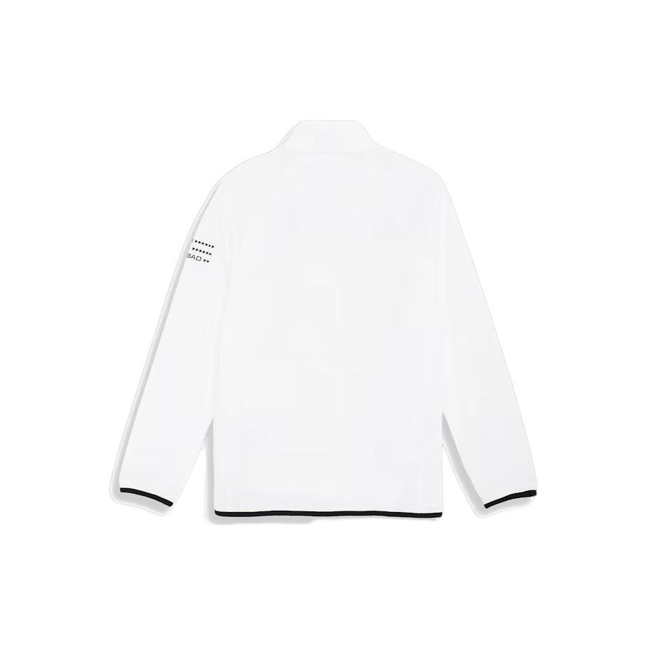 Puma Logo Zip Collar Long Sleeve Jacket Men Jackets White 624901-03