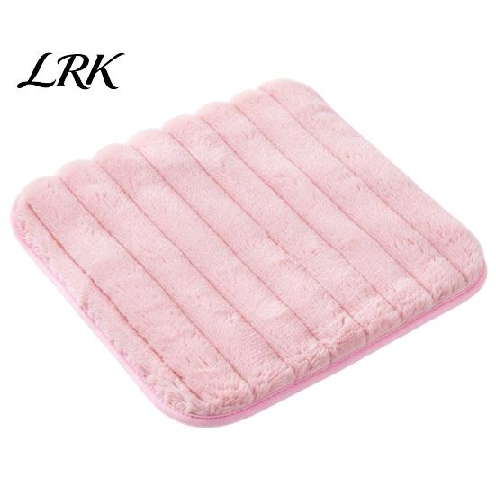 Comfortable Desk Chair Pad Plush Cushion with Ties, Fuzzy Seat Anti-slip Thickened Fluffy Bottom, Warm Winter Mat for Office Dining