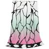 Shinobu Kimono Pattern Soft Warm Light Thin Blanket Kimono Pattern Demon Shinobu Kimetsu No Yaiba Shinobu Kocho Shinobu Pattern