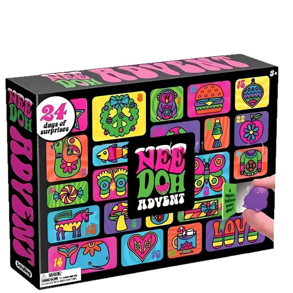 2026 Nieuwe Hete Needoh Adventskalender Cadeau Voor Kinderen 24 Dagen Aftellen Nieuwjaar Familie Vrienden Feest Speelgoed Cadeau