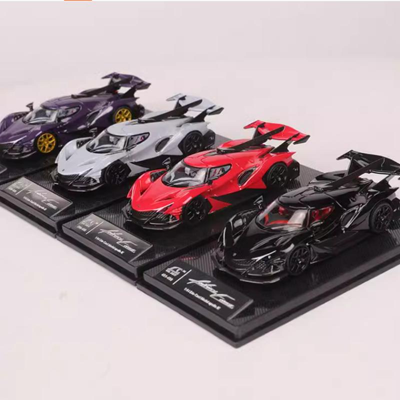 Diecast Scale SmallcarsART 1: 64 Apollo Intensa Emozione IE Alloy Car Model Metal Simulation Vehicle Ornament Gifts Display