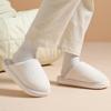 Cotton slippers women autumn and winter plush warm new couple indoor home thick bottom non-slip cotton drag men