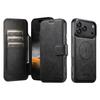 iPhone 17 Pro Max Flip Case with Card Slot, Magnetic Snap, Wireless Charging, Stand Function, and Leather Finish