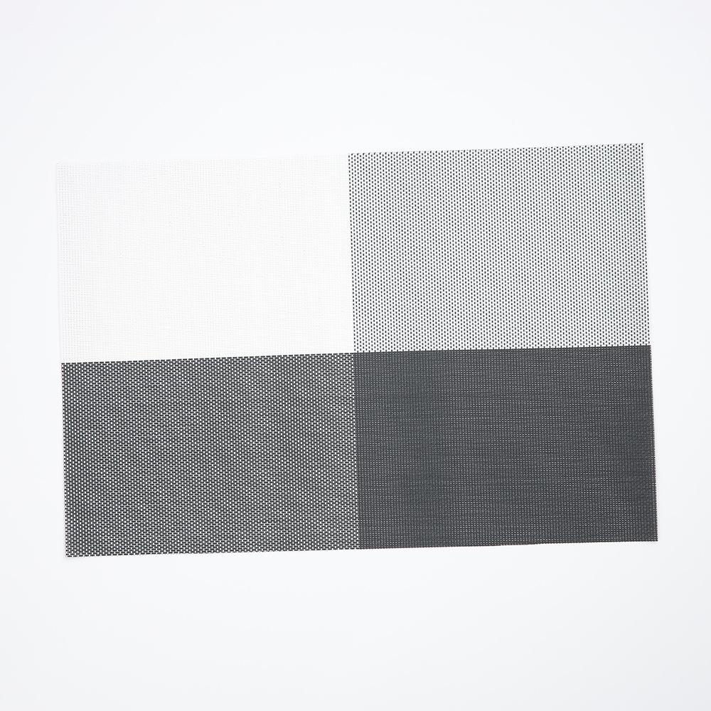 Jednoduchý rámový prostírání tkaný snadno čistitelný Evropský tepelně izolační podložka pod hrnek Teslin stolní podložka hotelová domácí PVC západní jídelní podložka