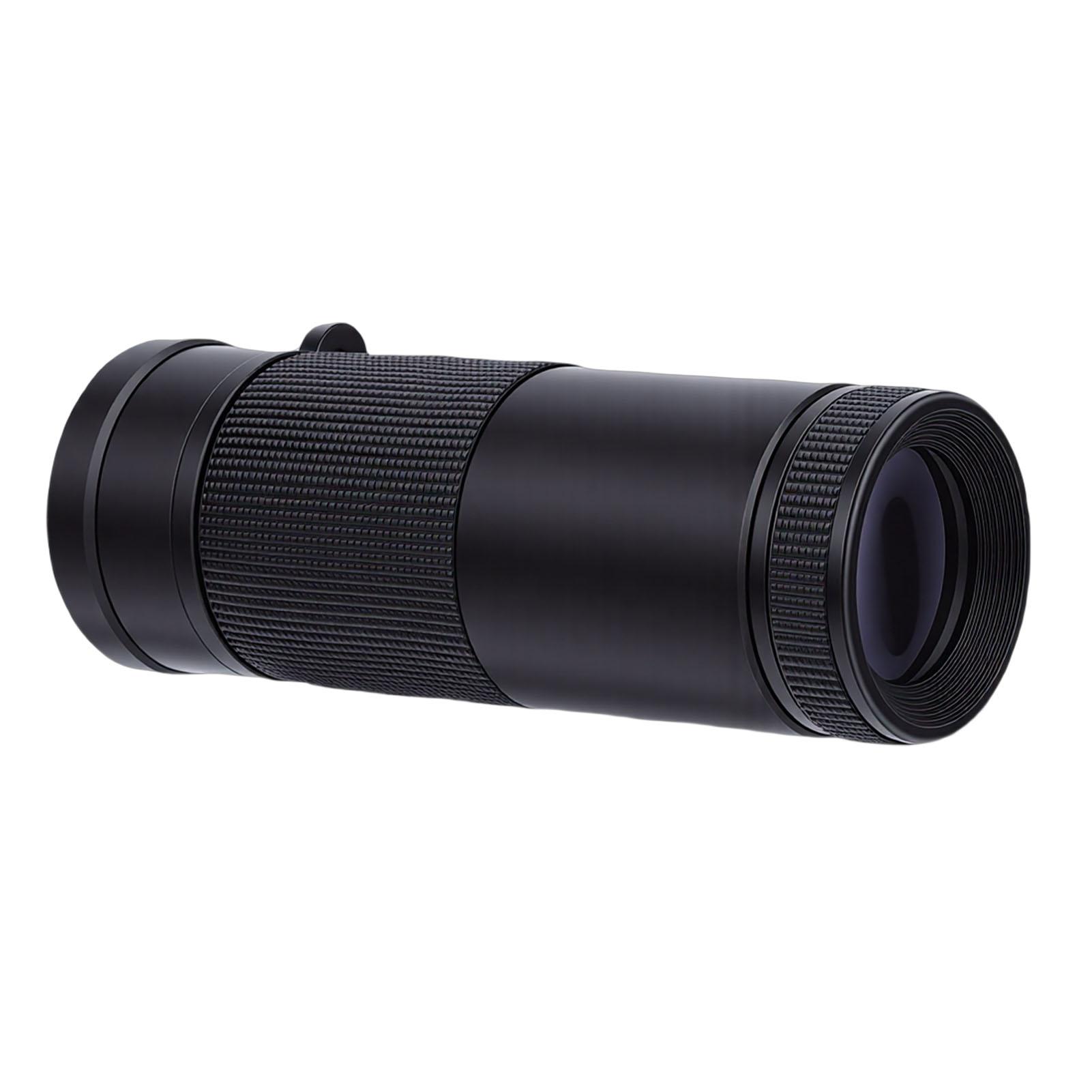 

Long Focus Telephoto Phone Lens 8X Zoom Cellphone Camera Lens with Phone Clamp 10.6 Degree Full Screen HD Portable