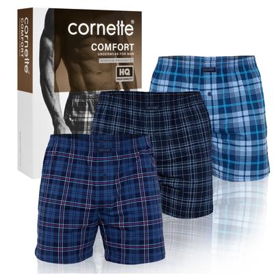 Herren Locker Baumwolle Boxershorts - - Komfort, 3er-Pack, Modell Bm003