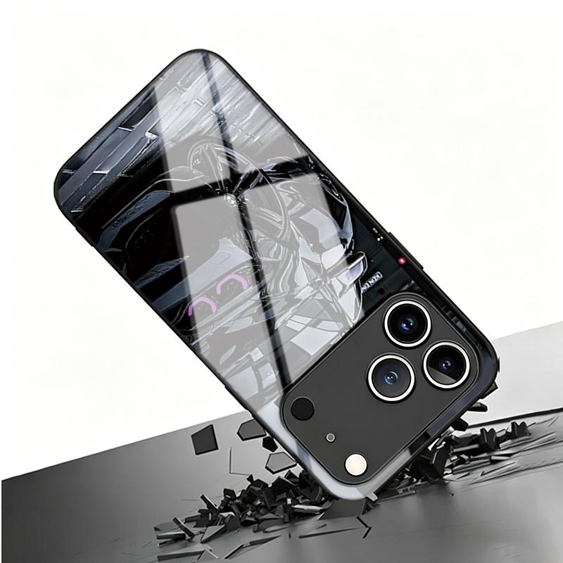 Cool Sports Car Tempered Glass Phone Case For Samsung Galaxy S26 Ultra S25 Plus S24 Ultra S25 Ultra 5G S23 FE Lens Protect Cover