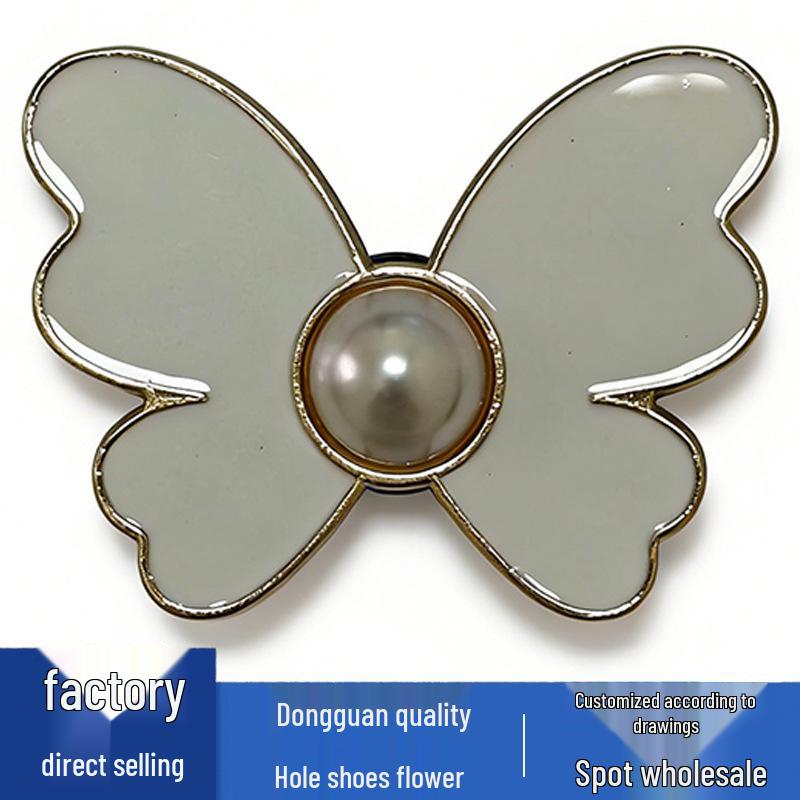 Resin Butterfly Shoe Flower Buckle Decoration Accessories