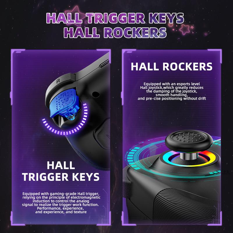 Wireless Mini Dual Halle Gamepad PC Spiel Controller für ROG Ally PC Dampf Deck Schalter OLED ROG Ally Joystick Geschenk