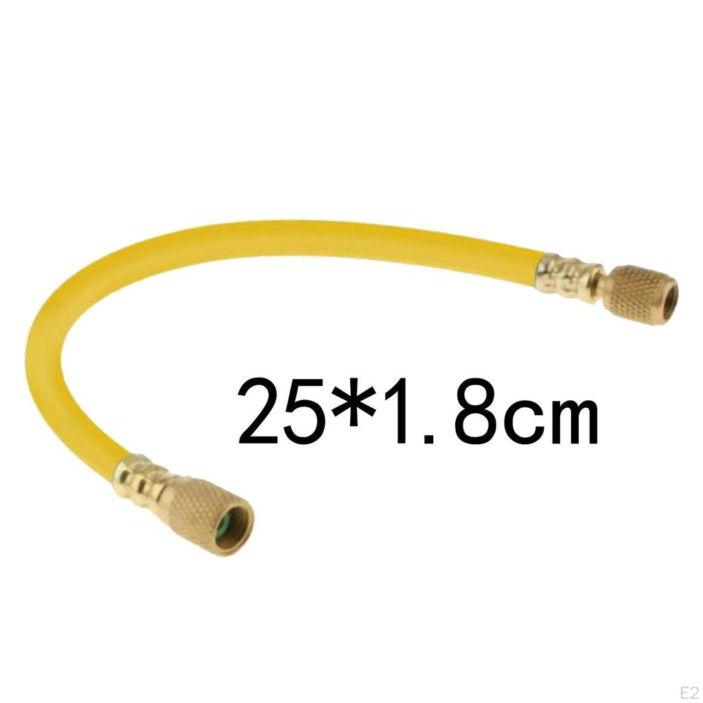 R134A Refrigerant Measuring Hose Air Conditioning Pipe Auto Parts 25cm Car Recharge Accessories