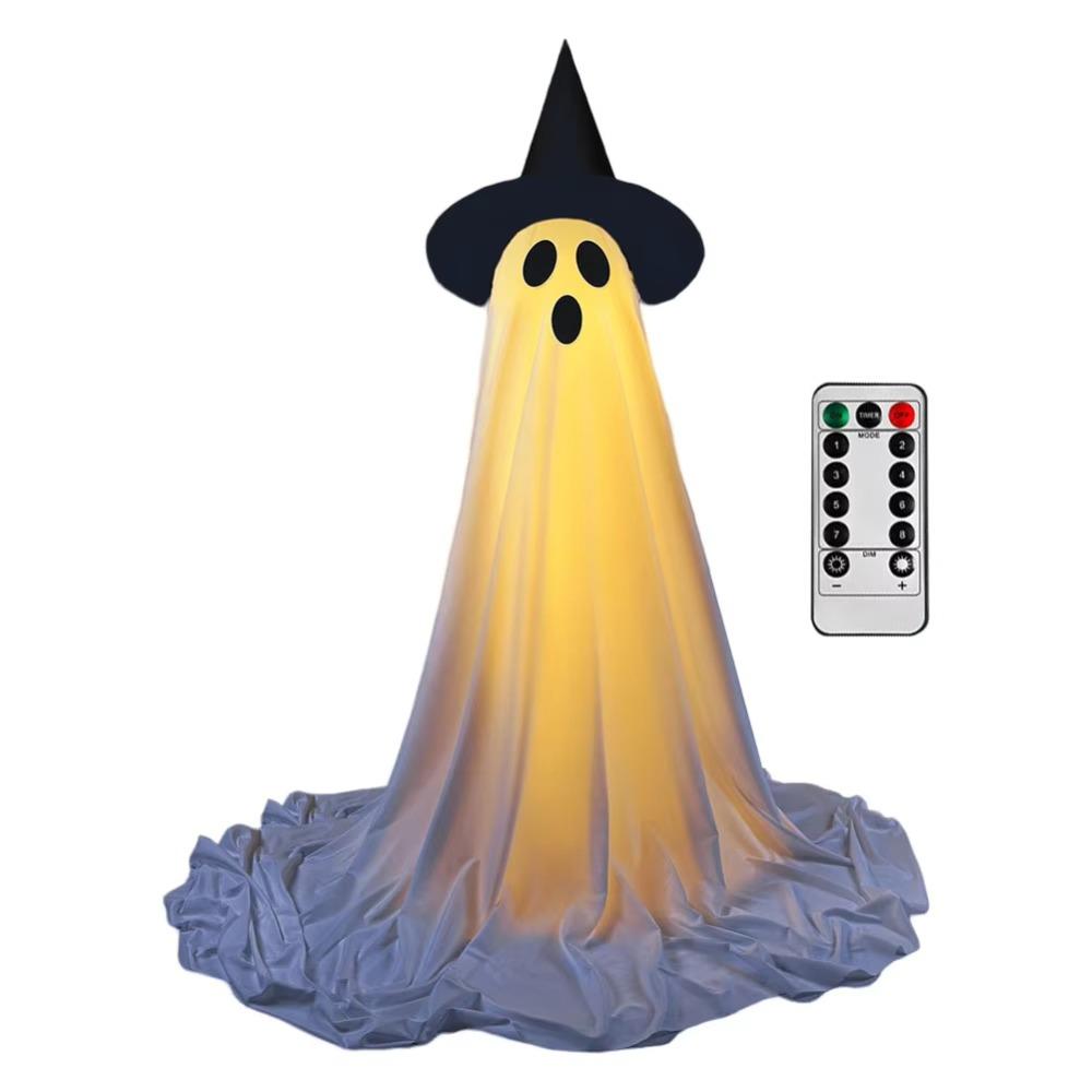 Scary Lighted Spooky Ghost Decor Funny Standing Ghost Light  Ghost Festival