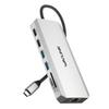 WAVLINK USB C Hub Triplu Laptop Multiport 4K Dual 4K 100W PD 5Gbps Slot Monitor, 12-in-1 Dock, Adaptor, HDMI, DP, IN, USB3.0, USB2.0, RJ45, SD/TF