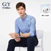 Goldlion Men's Plaid Long Sleeve 100% Cotton Shirt