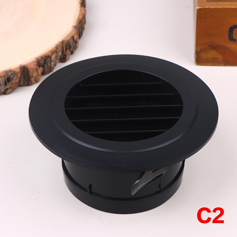 4 Shapes Availables 75/100/125Mm Round Ducting Ventilation Cover Air Vent Extract Valve Grille Air Circulation Vents Cover