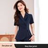Women's Summer Short Sleeve Suit Set: Front Desk & Jewelry Store Professional Blazer