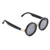 AI Smart Translation Glasses Grey Round Adjust Le Lens   Wireless 114 Language Translator Sunglasses
