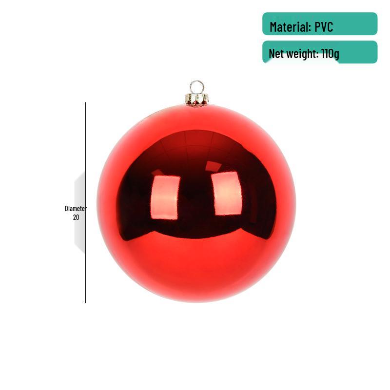 6-30cm Christmas Ornaments: Shiny, Matte & Glitter Balls In Gold, Silver, Red & Green - Plastic Tree Decorations