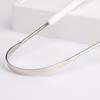 Stainless Steel Tongue Scraper & Brush - Oral Hygiene Tool