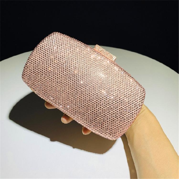 Sparkly Diamond Rhinestones Evening Bag Prom Parties Handbag Purse for Formal