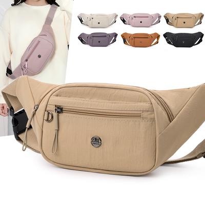 Neue Radfahren Damen Umhängetasche trendige Shopping Bauchtasche modische Reise Brusttasche leichte spritzwassergeschützte Nylontasche