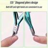 Seniors' Thick Nail Clippers: 1pcs Ingrown Toenail Tool, Straight Blade Stainless Steel
