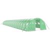 VidaXL Greenhouse with Green Steel Frame 96 M² 24x4x2 M, Polytunnel, Cold Frame, Tomato Greenhouse, Garden Greenhouse, 3188071
