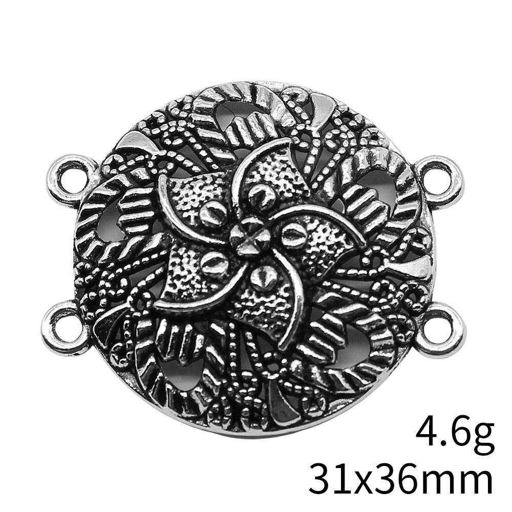 Thanksgiving Day Jewelry Findings And Components Four-Hole Necklace Connector Accessories Parts Cheap Cute Stuff Decorations And Accessories