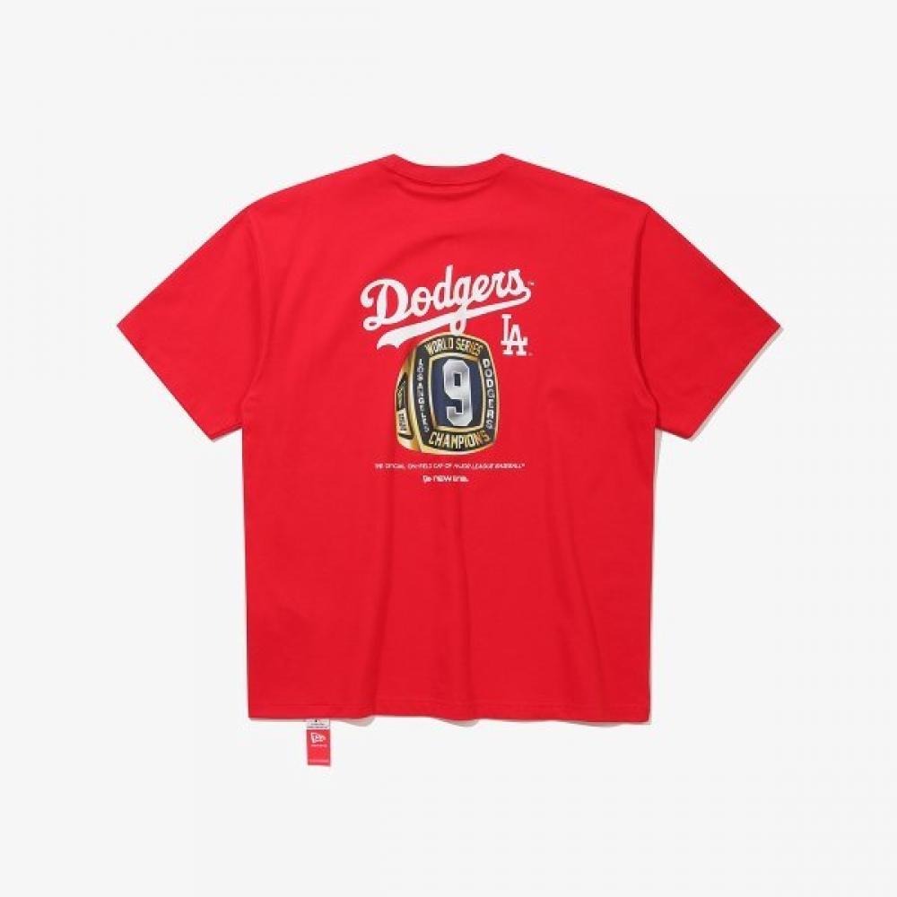 New Era Mlb La Dodgers Champions Ring T shirT brighT Red 15147551