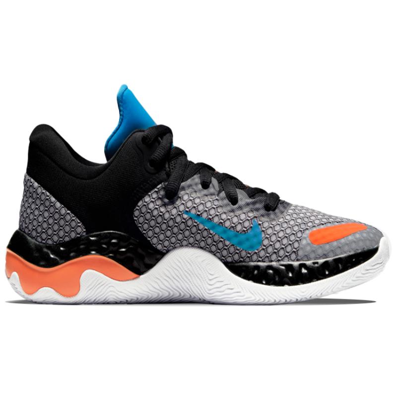 Nike Renew Elevate 2 Black Total Orange Sneakers CW3406-003