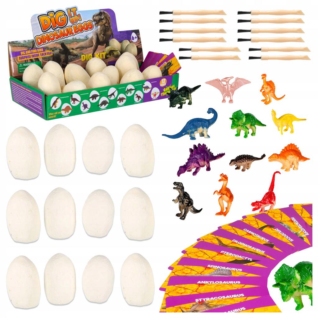 [PACK] Dinosaur Mine Excavation Set with 12 Large Eggs Z3304