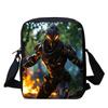 Cute Fortnite Cartoon Shoulder Crossbody Bag, Unisex Kids Aged 6-14 Portable Printed Small Bag for Daily School Travel Use