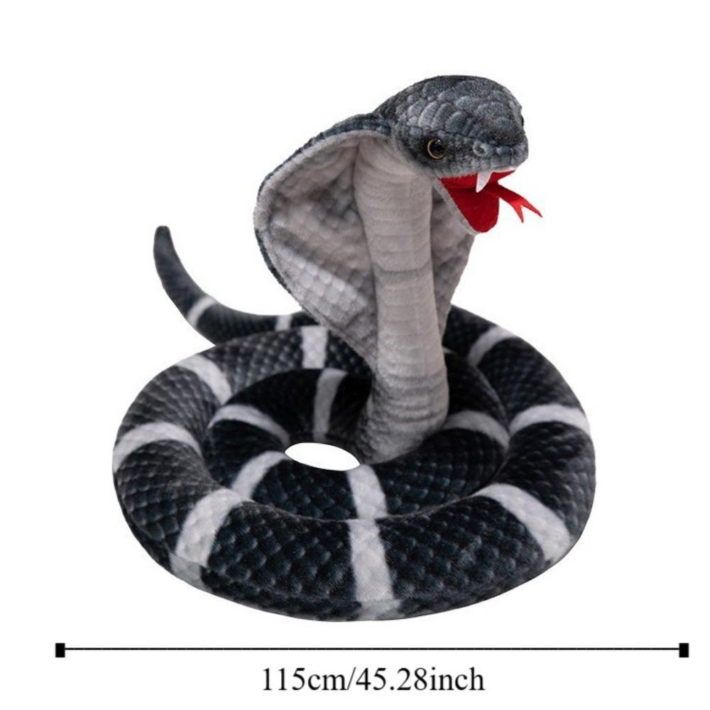 Little Snake Simulated Snake Plush Toy Cobra Snake Stuffed Plush Doll  Kids Birthday Christmas