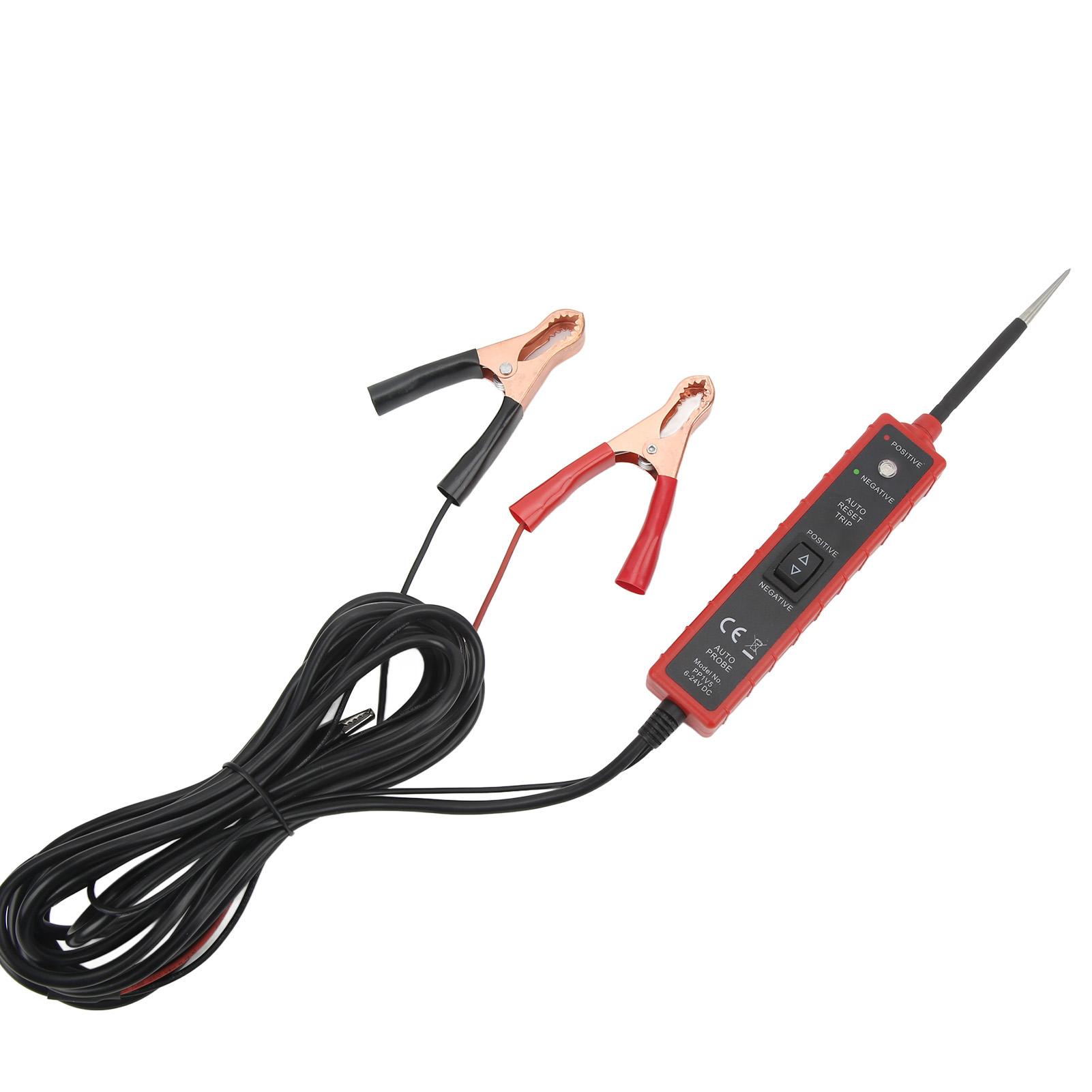 

Автомобильный тестер цепей со светодиодной подсветкой 624 В многофункциональный автомобильный испытательный зонд для лодок и прицепов