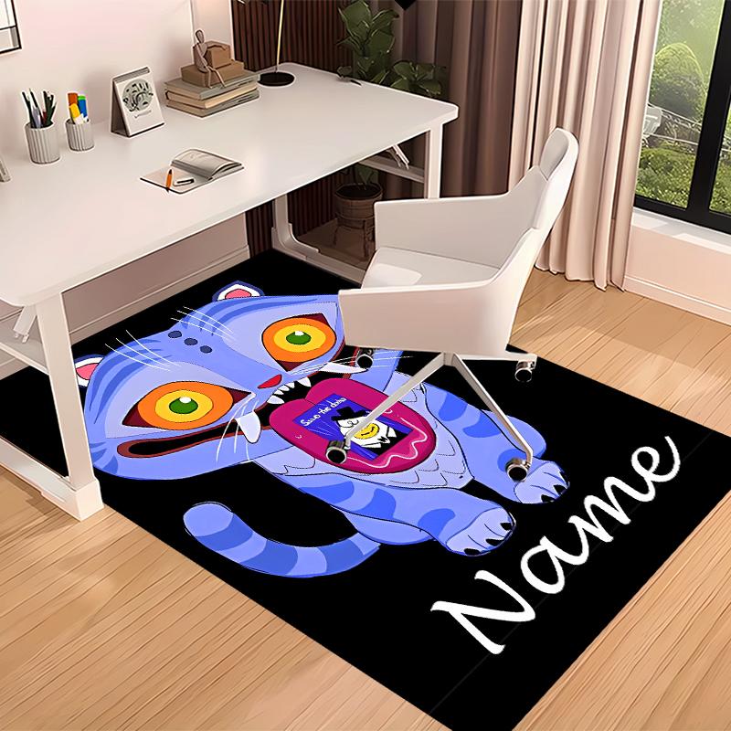 Custom Personalization Kpop Demon Hunters Print Area Rug - Soft, Washable Non-Slip Indoor Mat,Living Room,Home&Office Decorative Rug