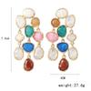 Multicolor Resin Stone Dangle Earrings Bohemian-style Women's Earring  Women