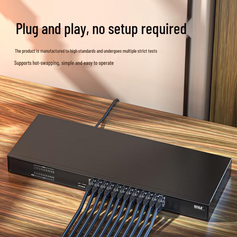 HAILE 24-Port Gigabit Managed Ethernet Switch