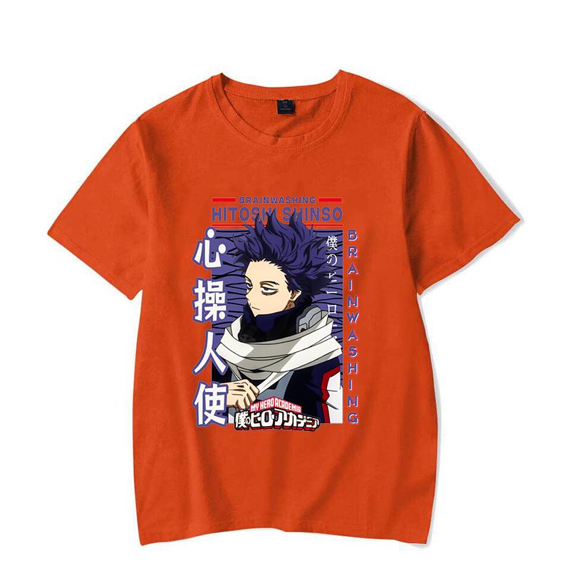 Nové tričko Anime Shinso Hitoshi Potisk Tričko Unisex Letní Ležérní O-výstřih Dámské Oblečení Krátký Rukáv