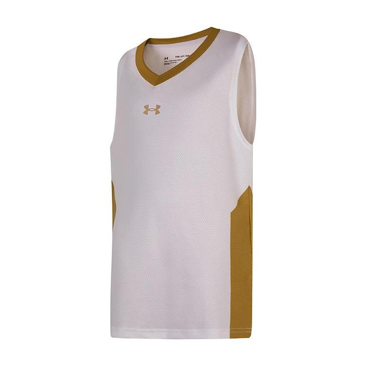 Under Armour Kids Basketball Jersey White Kids 21600110-100 YLG