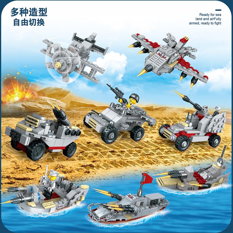 Export Puzzle Compatible With A High Military Series Cruising Aircraft Carrier Station Ship Model Building Block Puzzle Assembly Toy