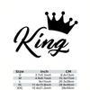 CROWN KING Car Stickers, Fashion Waterproof Vinyl Decal Auto Sticker Car Styling Decoration Accessories