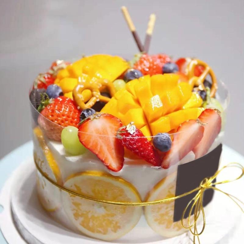 10M Mousse Baking Transparent Surrounding Edge Cake Decorating Tool Kitchen Cake Wrapping Tape Easy To Peel Gift Durable